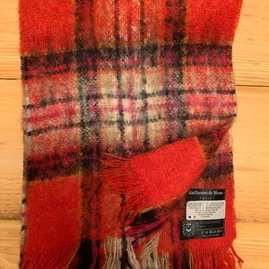 Vintage Guillaume de Mons Paris Wool Blend Scarf